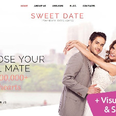 Sweet Date - dating website template